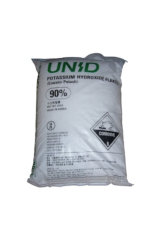 Potasyum Hidroksit-Kostik-Arap Sabunu-Hümik Asit-Lavabo Aç 25 KG N11.147