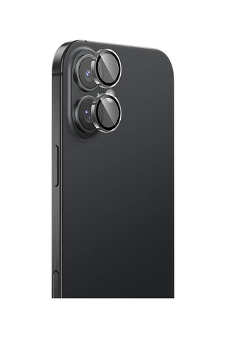 Apple Uyumlu iPhone 16 Benks Ar Glass Warrior Transparan Premium Cam Kamera Lens Koruyucu Şeffaf
