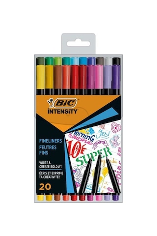 Bic İntensity Fineliner Keçeli Kalem 20'li