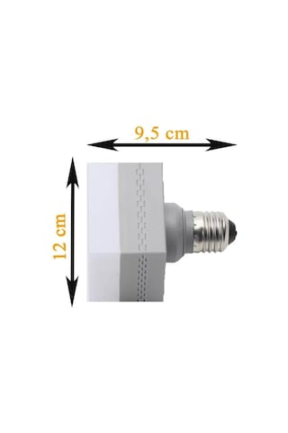 30w Kare Led Ampul Gri 6500k Beyaz Işık Jumbo Torch Lamba 30 Watt-Beyaz