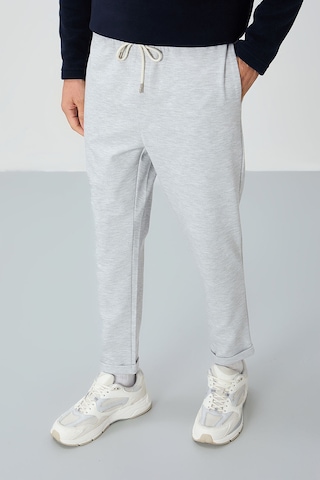 Tommy Life Gri Yüzeyi Dokulu Standart Fit Erkek Eşofman Alt - 82154