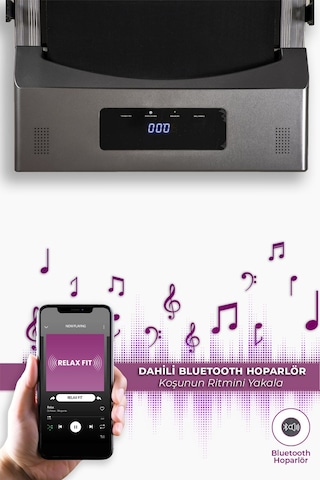 Relax Bluetoothlu Uzaktan Kumandalı Portatif Yürüme Ve Koşu Bandı