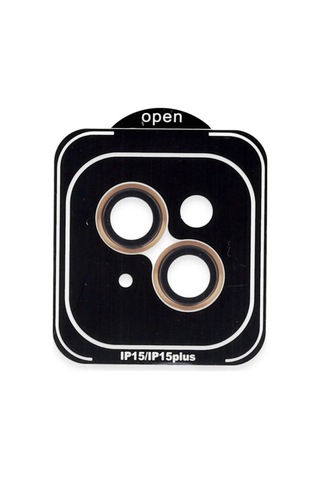 Joko Apple İphone 15 Pvd Metal Kamera Lens Darbeye Dayanıklı Tam Uyumlu - Turuncu
