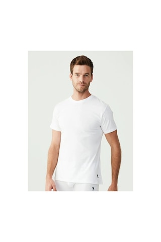 U.s. Polo Assn. Erkek 2'li Yuvarlak Yaka Atlet 001