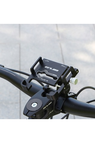 Gub Plus 18 Alüminyum Alaşımlı Cep Telefon Tutucu Darbeye Dayanıklı Bisiklet Telefonu Montaj Braketi Çok Renkli