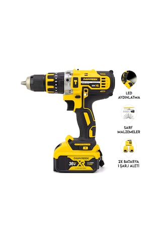 Dawreek Chelikbei DW36 13 MM Çelik Mandren Vidalama