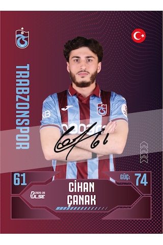 Trabzonspor - Pulse Futbolcu Kartları 2025/26 - Paket