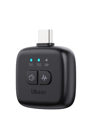 Ulanzi A30 Tiny 2 Kişilik Mikrofon Seti - Siyah