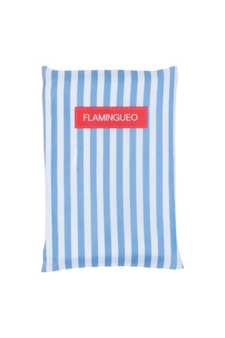 Flamingueo Kapüşonlu Mikrofiber Çocuk Havlu Marin Mavi