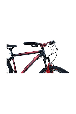 Sarissa Moon 27,5" Jant Mtb Ön Amortisörlü Shimano 21 Vites V Fren Dağ Bisikleti Siyah Kırmızı
