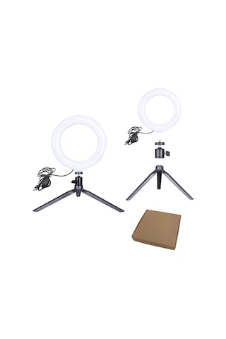 RL-72B 6" Halka Led Tripod Stüdyo Makyaj Işığı Ring Light