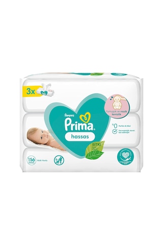 Prima Islak Havlu Mendil Hassas Ciltler İçin 9lu Set 468 Yaprak 9'lu Set