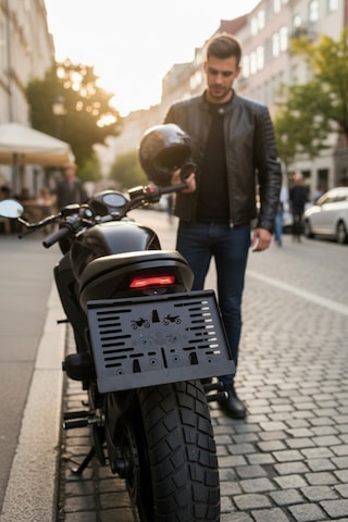 Motorsiklet Plakalık 1 Adet Motor Plakası