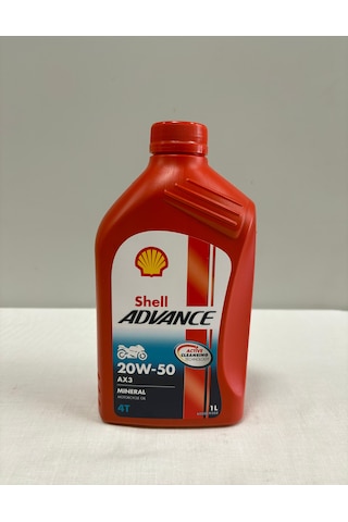 Shell Advance 4t Ax3 20w50 1 L Motor Yağı Üretim Tarihi 2025