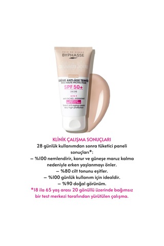 Byphasse Anti-Aging 3'ü 1 Arada Renkli Güneş Kremi Medium SPF50+ 50 ML
