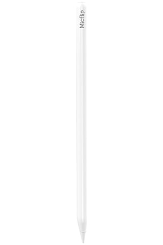 Micflip P22 Akıllı Takip Avuç İçi Reddi Palm Rejection Ve Eğim Özellikli Stylus Kalem Beyaz