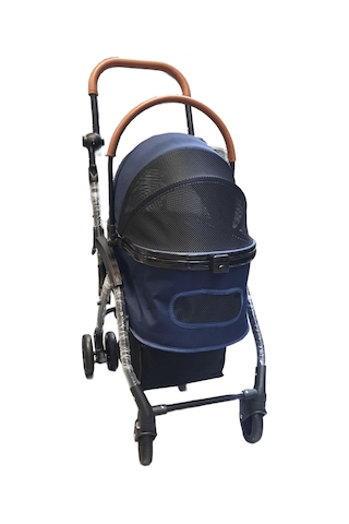 Tommy Evcil Hayvan Arabası 76, 5 X 48 X 99 Cm Lacivert Max 15 Kg