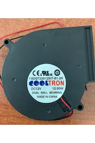 Cooltron Dc12v Blower 97x94x33 Mm Fbd9733b12w7812r Cooltron Dc12v Blower 97x94x33 Mm Fbd9733b12w7812r