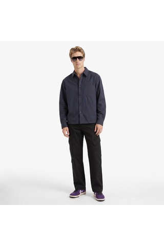 Karl Kani Signature Check Boxy Erkek Kahverengi Gömlek Km261-023-1