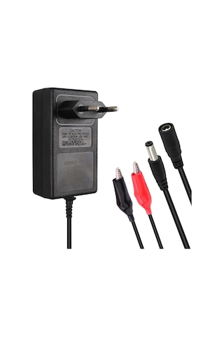 Ayt Weko 14.4 Volt 2 Amper 5.5x2.5 Mm Uçlu Krokodil Aparatlı Akü Şarj Cihazı Aleti Wk-29111