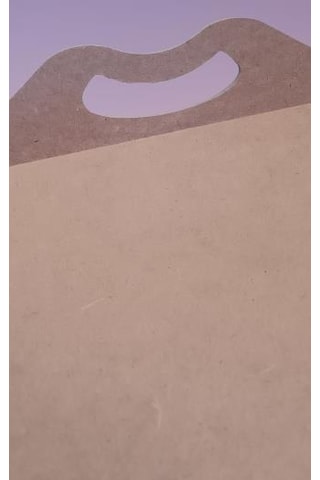 Hobi Dekoratif Model Öymalı Dalga Tepsi Takımı Ahşap HAM MDF El Yapımı