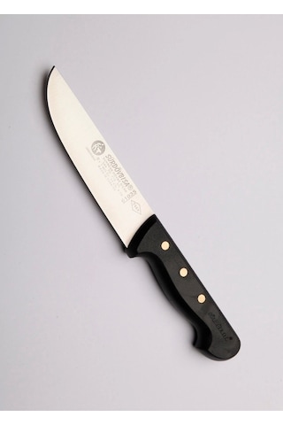 Sürdövbısa 3'lü Kasap Kurban Seti Perçinli Sap Siyah Çok Renkli