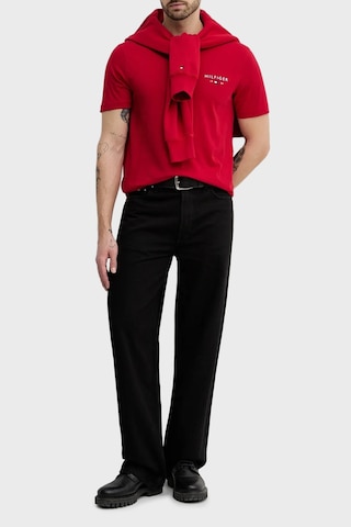 Tommy Hilfiger Erkek T Shirt Mw0mw41456 Xld Kırmızı Kırmızı