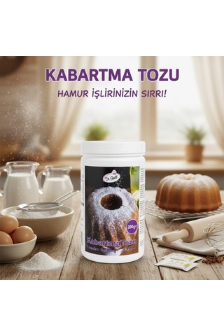 Kabartma Tozu 200 Gr Mükemmel Kabarma, Kusursuz Kıvam
