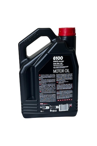 Motul 6100 Motor Yağı 5w30 Save-nergy 4 Litre 09.24 Üretim