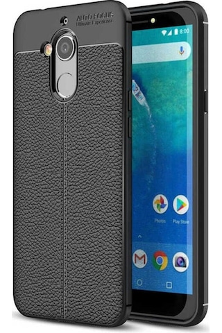 General Mobile 8 Go Kılıf Zore Niss Silikon Kapak Siyah