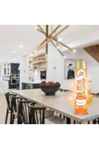 Fresh Breath Fresh Fruits Kötü Kokuları Yok Eden Hava Tazeleyici Oto Kokusu Taze Meyve Aromalı Aerosol Koku 300ml