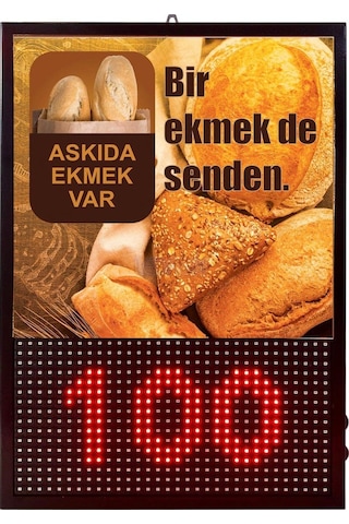 Askıda Ekmek Led Panosu