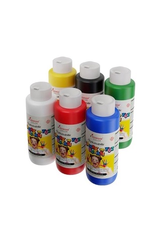 Ana Renkler Parmak Boyası 6&apos Lı Set 6x120ml Diğer