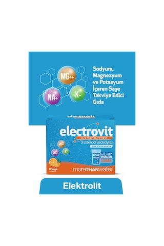 Hangover Shot Electrovit Portakal Aromalı Elektrolit İçeren Toz 8 Şase, Hidrasyon,magnezyum,potasyum,sodyum