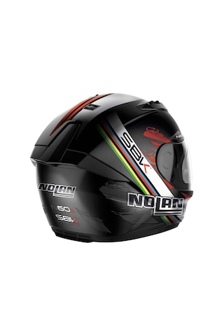 Nolan N60.6 Sbk Kapalı Moyosiklet Kaskı Beyaz - Kırmızı - Siyah 73249