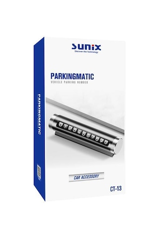 Sunix Metal Araç İçi Telefon Numaratörü Ct-13 Siyah
