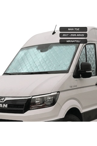 Motokaravan Ön Ve Yan Camlar İçin Isı Yalıtım Güneşlik Güneşlik Man Tge