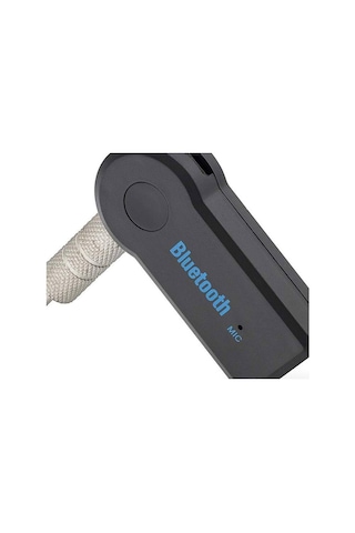 Aux Bluetooth Ses Alıcı Adaptör Handsfree - Siyah Hd9001 Evimdeyokyok