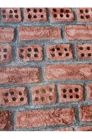 Kiremit/taş Desenli 3 Boyutlu Hava Alabilen Silinebilir Duvar Kağıdı 5 M² Diğer