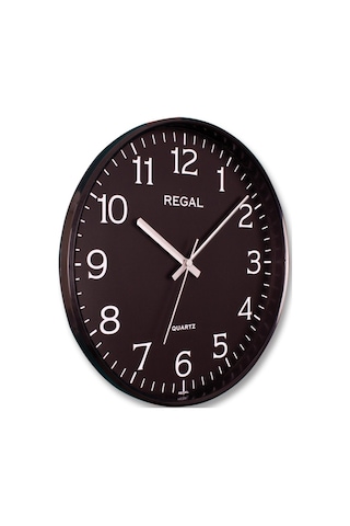 Regal0250 Bb Ince Çerçeve Slim Duvar Saati (289181467) Siyah