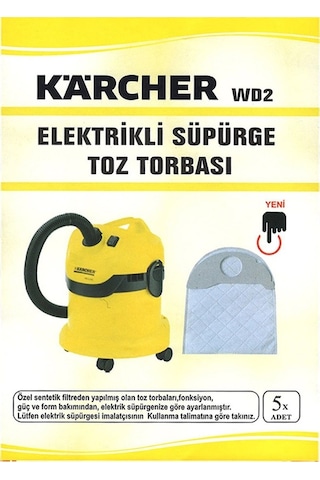 Karcher Wd 2 Süpürge Toz Torbası (10 Adet) (518848014)