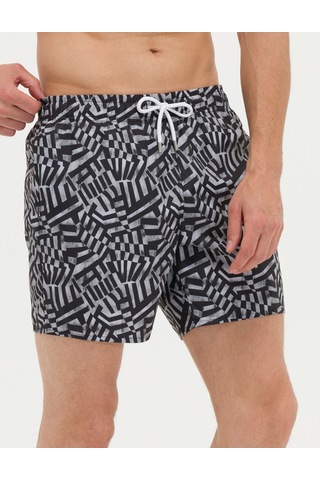 Pierre Cardin Erkek Siyah Deniz Şortu 50276032-vr046 Siyah
