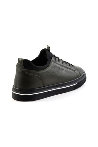 Bambi Haki Hakiki Deri Erkek Sneaker E01082000603 Haki