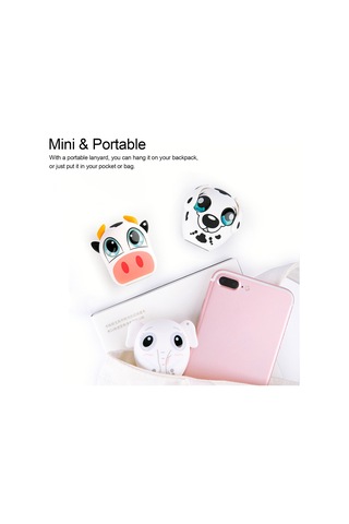 Konesam A1 Mini Bluetooth Hoparlör, Tws İle Stereo Ses, 400mah Pil, Fotoğraf Tuşu Fonksiyonu, Taşınabilir Kupa Modeli İnek