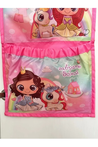 Karmasek21 Anaokulu Dolabı İçin Kişiselleştirilmiş Çantalar - Sof 232343383 Pembe