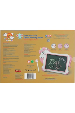 Nessiworld Lc-31066 Sevimli At Çizim Tableti 10 İnç -lets Be Child Çok Renkli