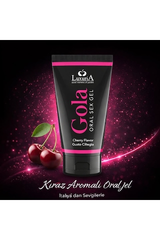 İntimateline Luxuria Gola Kiraz Aromalı 50 Ml Oral Jel