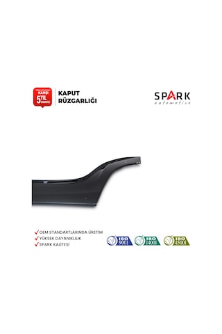 Ford Fiesta 2002-2008 Yıl Aralığı Uyumlu Kaput Rüzgarlığı 3mm