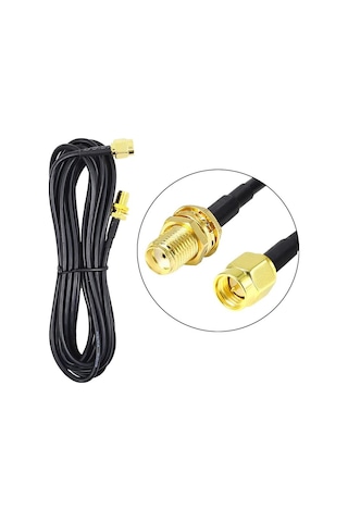 5 Metre Wireless Wi-fi Anten Uzatıcı Sma Uzatma Rg174 Kablo F/m