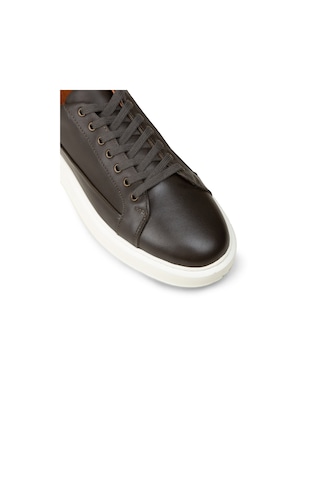 Deery Erkek Hakiki Deri Haki Sneaker Ayakkabı - E4482mhakc01